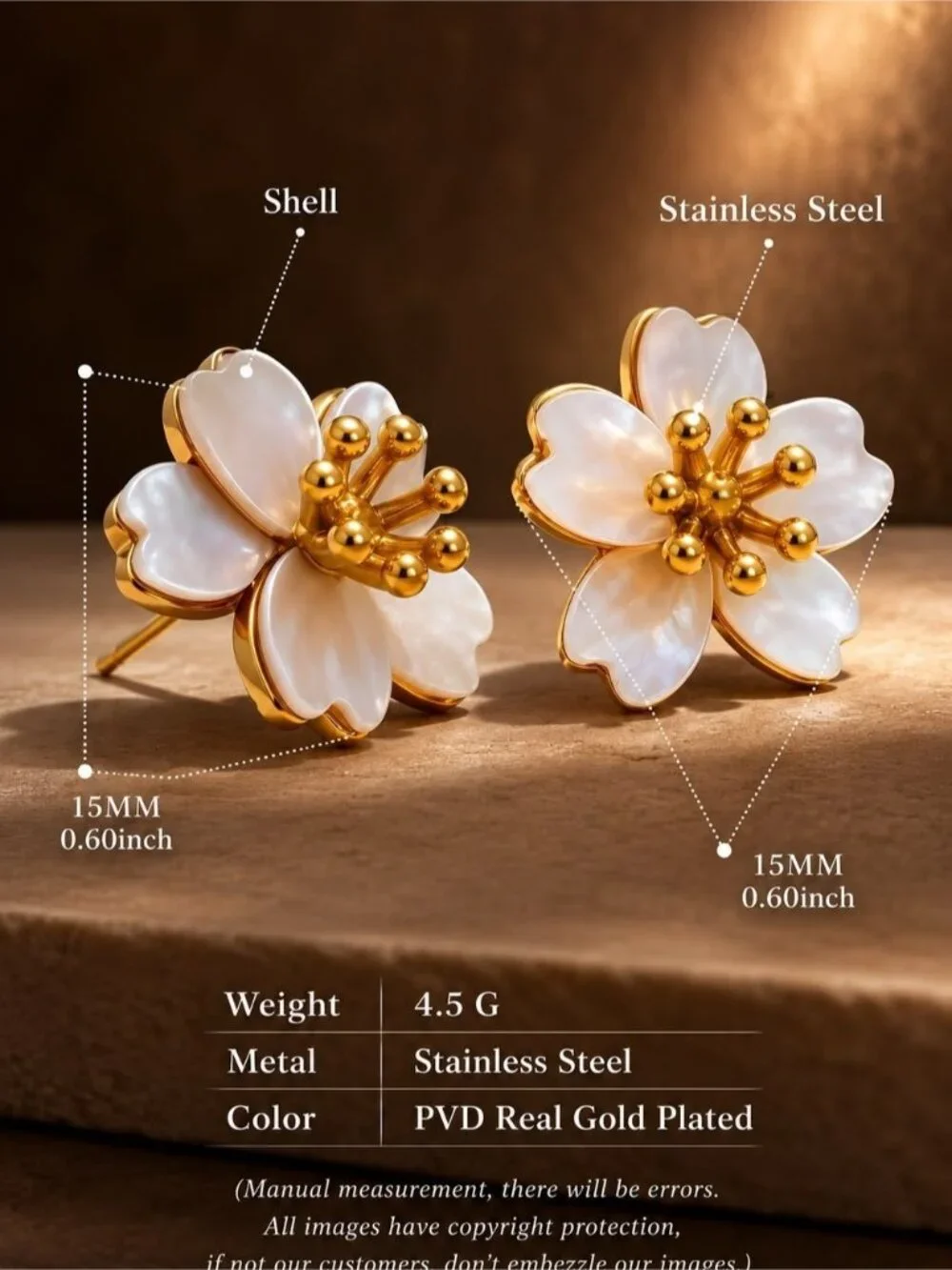 Anthropologie flower shaped